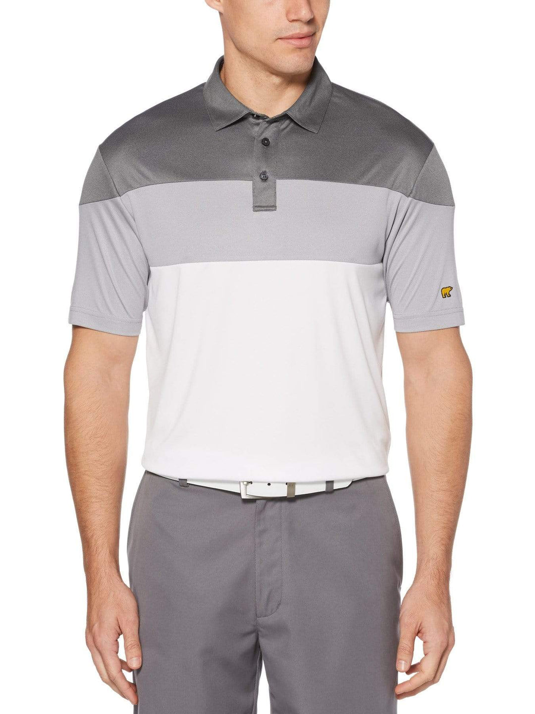 Men's Color Block Short Sleeve Golf Polo