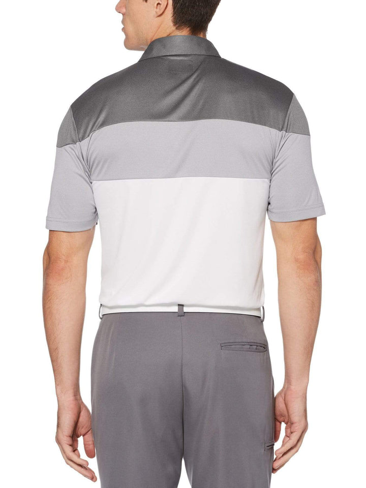 Men's Color Block Short Sleeve Golf Polo