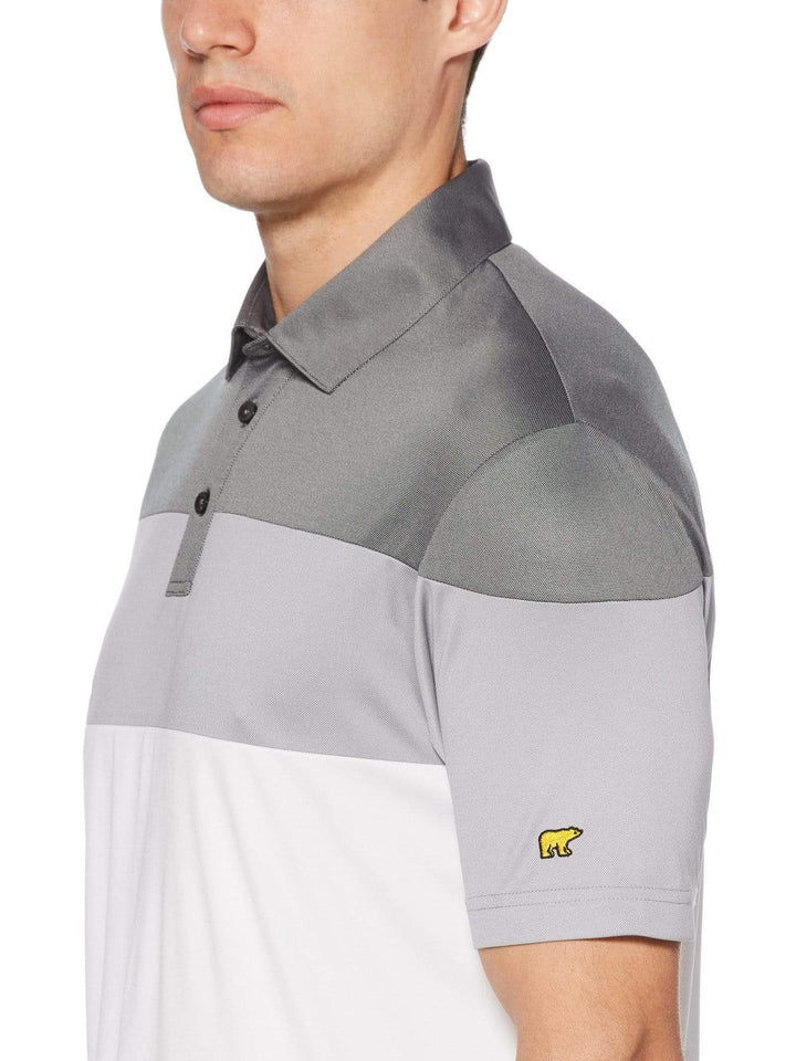Men's Color Block Short Sleeve Golf Polo