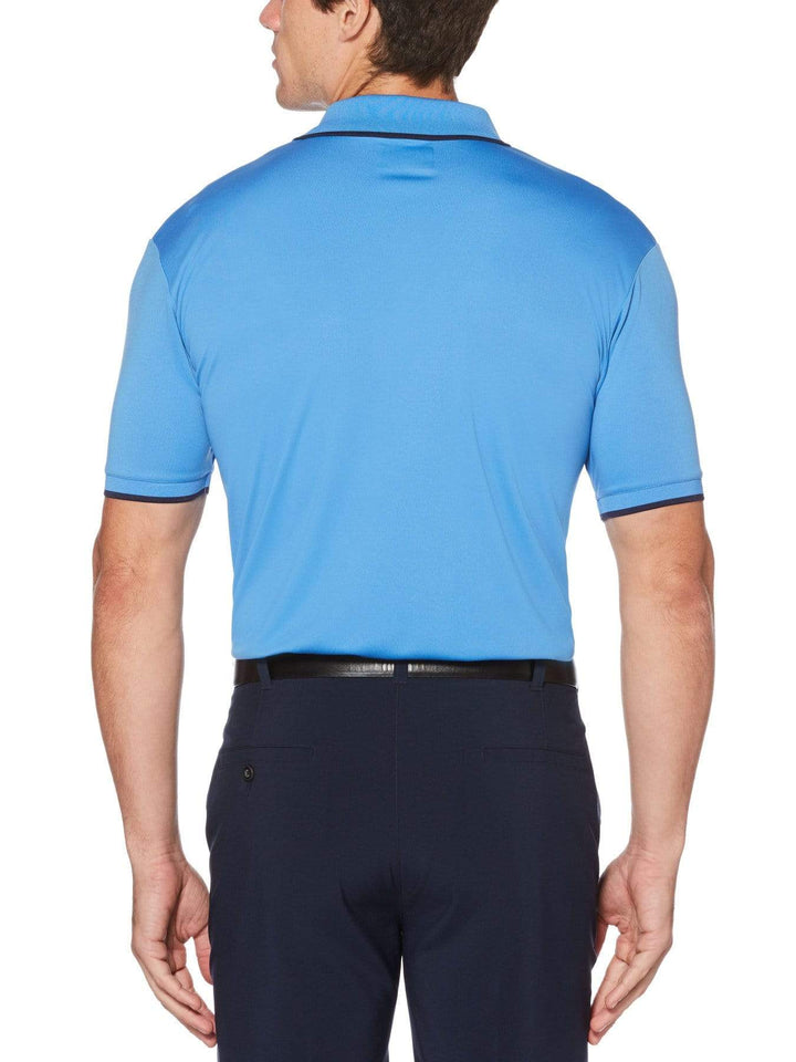 Men's Color Block Short Sleeve Polo