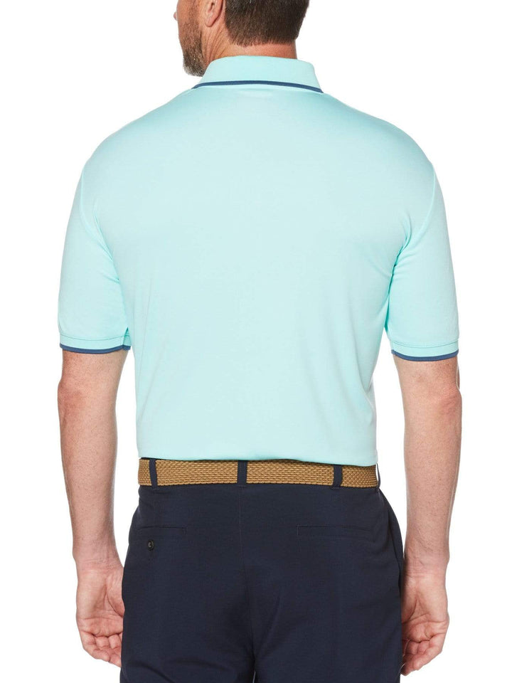 Men's Color Block Short Sleeve Polo