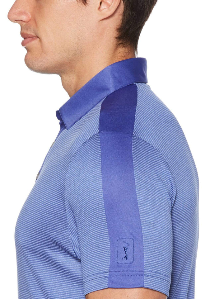 Men's Color Blocked Tour Soft Short Sleeve Polo