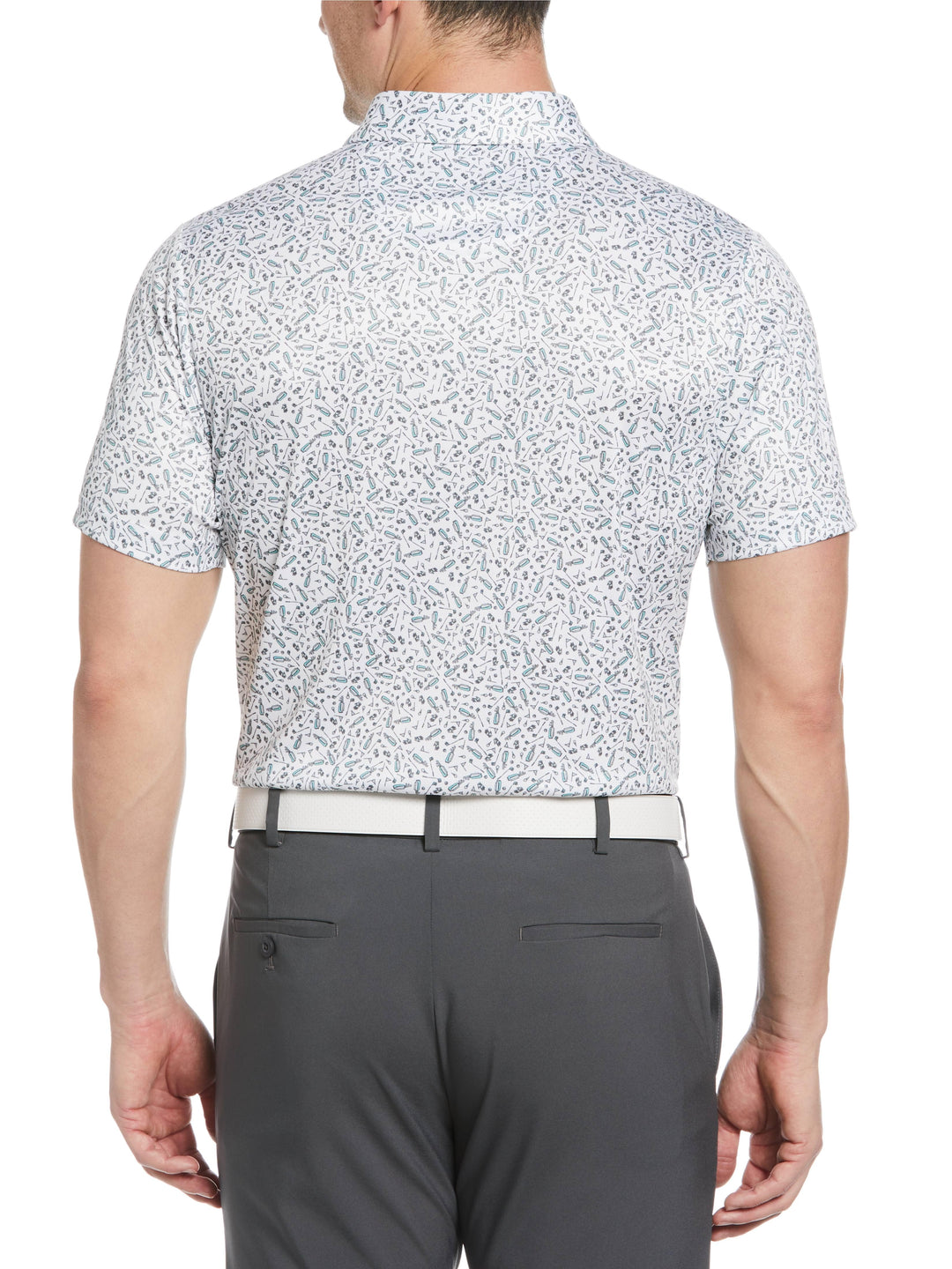 Men's Conversational Print Golf Polo