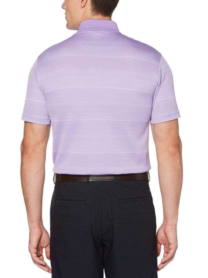 Men's Diagonal Stripe Polo