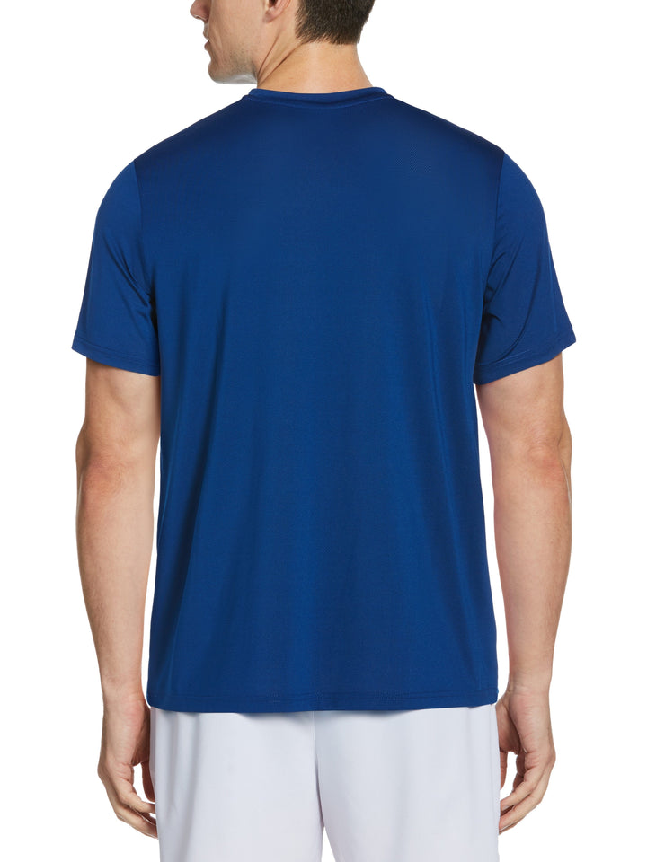 Men's Diagonal Stripe Tennis Tee