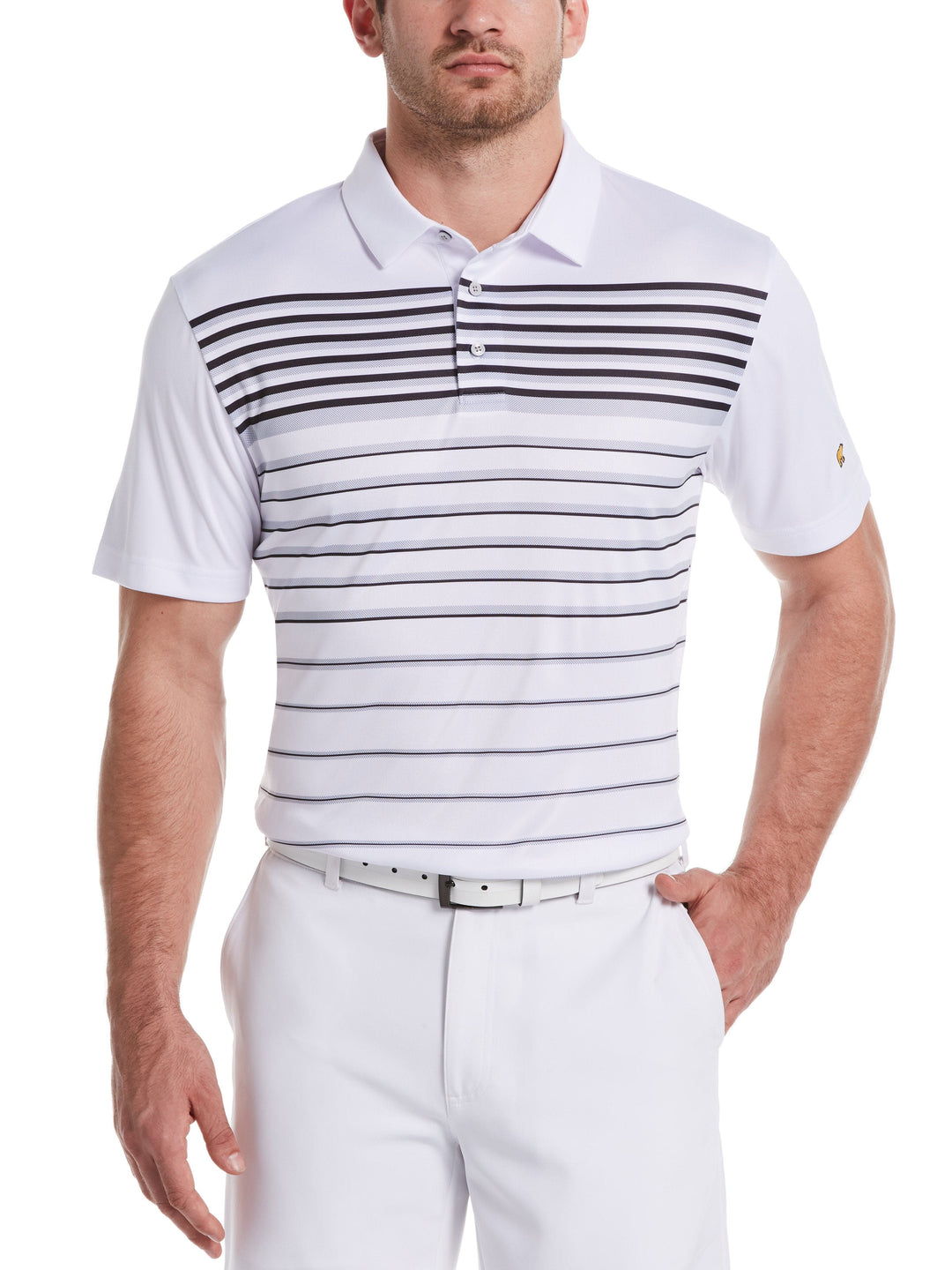 Men's Diffused Stripe Golf Polo