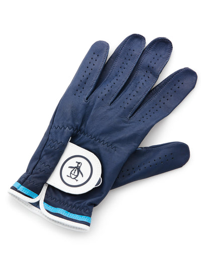 Men's Double Piped Left Hand Golf Glove