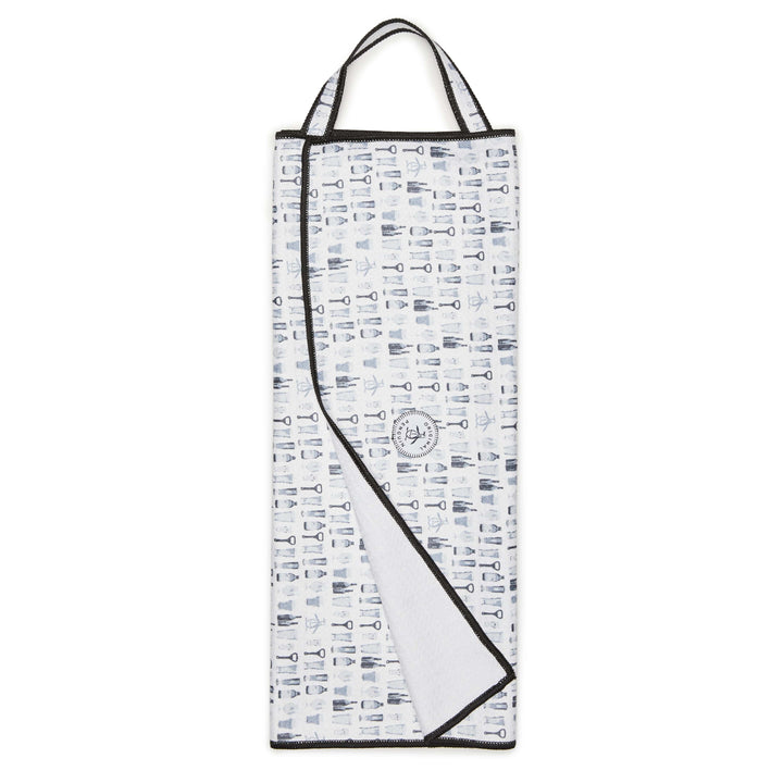 Drink Print Waffle Towel (Bright White) 