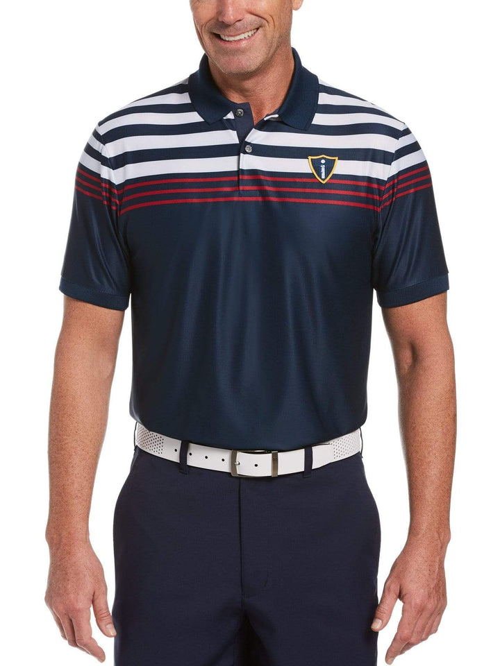 Men's Eco Chest Stripe Golf Polo