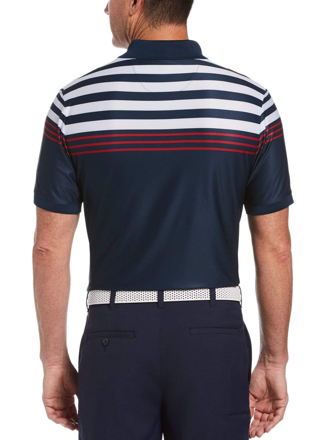 Men's Eco Chest Stripe Golf Polo