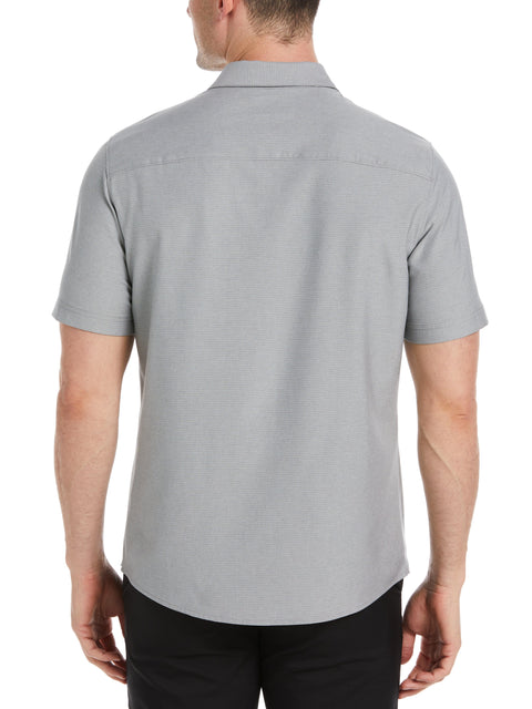 Men's Eco Woven Coatfront Golf Shirt