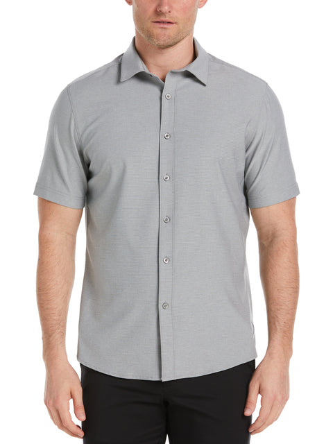 Men's Eco Woven Coatfront Golf Shirt