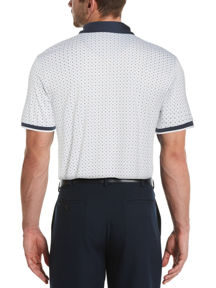 Men's EcoFocused Allover Mini Geo Print Golf Polo