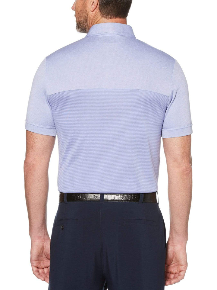Men's End on End Air Texturized Yarn Short Sleeve Polo