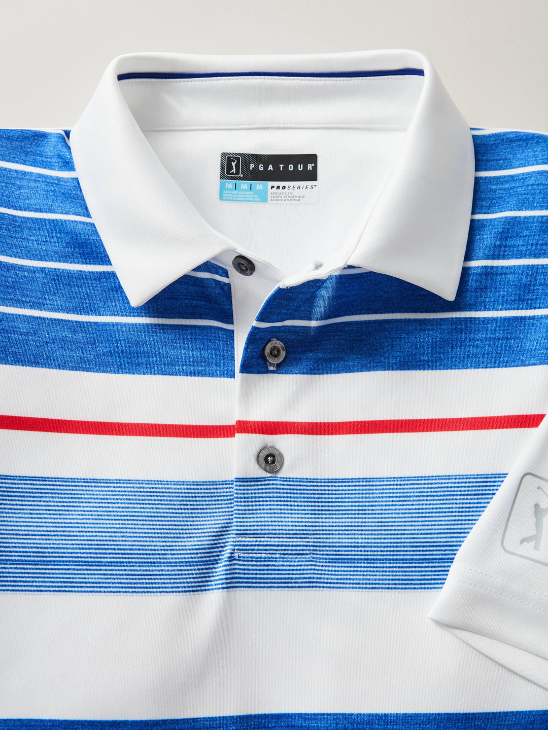 Men's Energy Stripe Front Panel Golf Polo