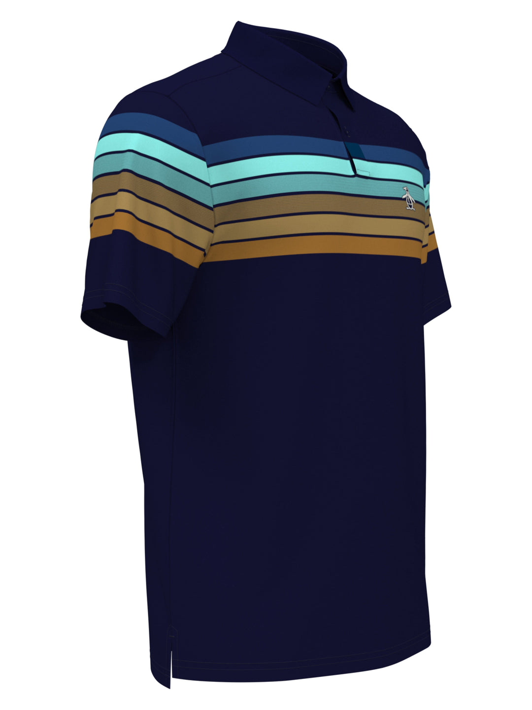 Men's Engineered 70s Stripe Golf Polo