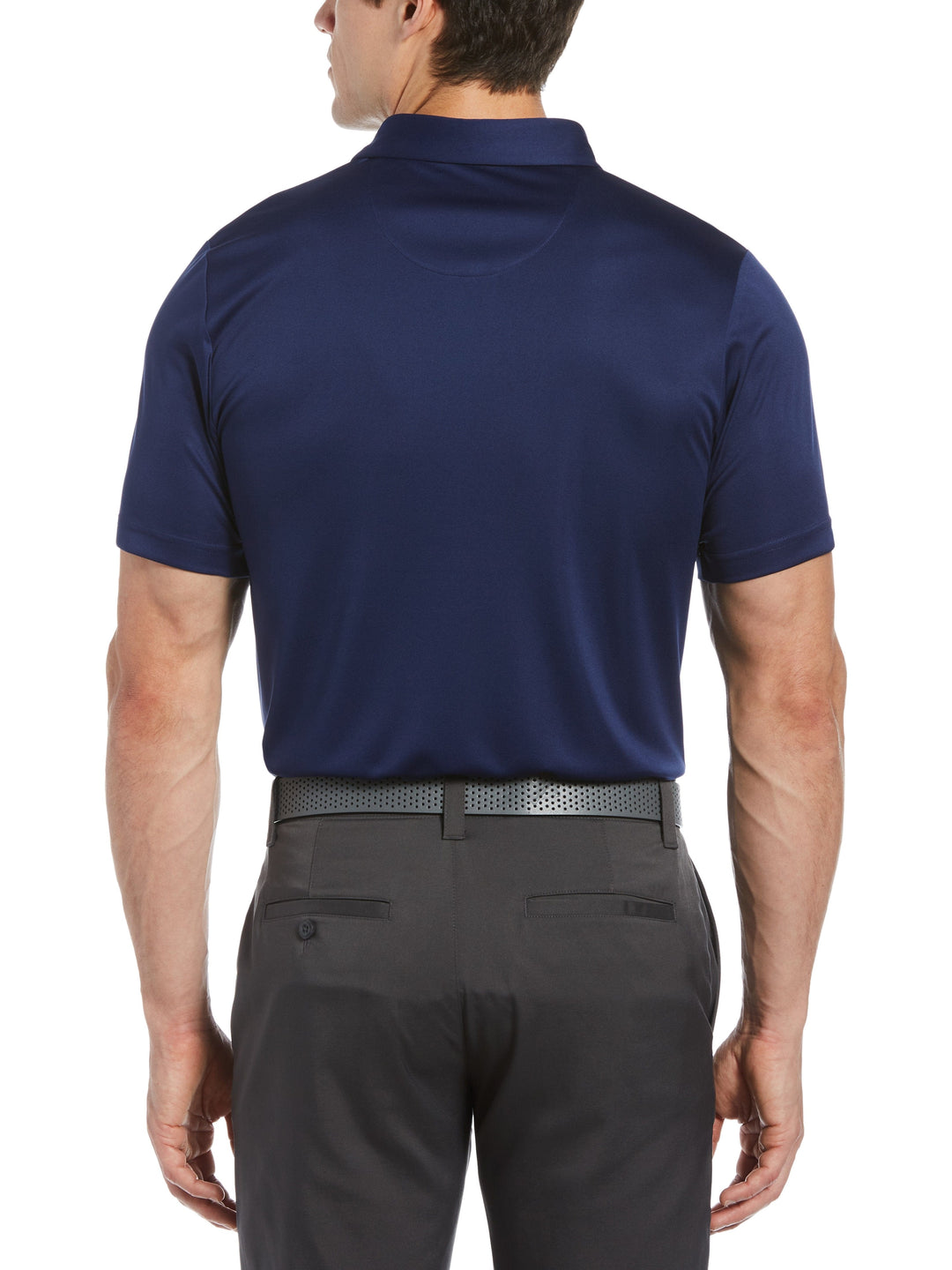 Men's Engineered Asymmetric Chest Stripe Golf Polo