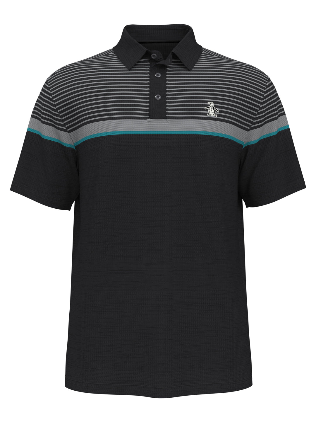 Men's Engineered Fine Line Stripe Golf Polo Shirt