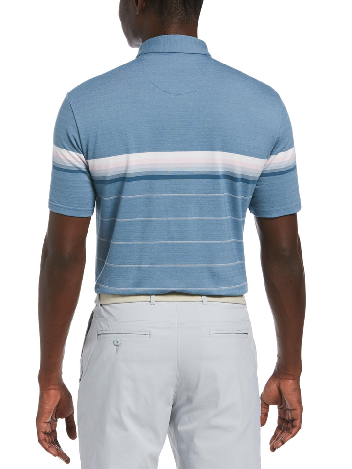 Men's Engineered Stripe Golf Polo
