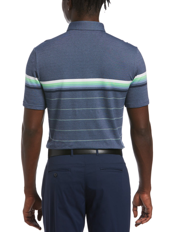 Men's Engineered Stripe Golf Polo