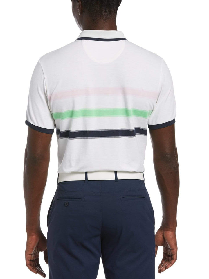 Men's Engineered Stripe Golf Polo