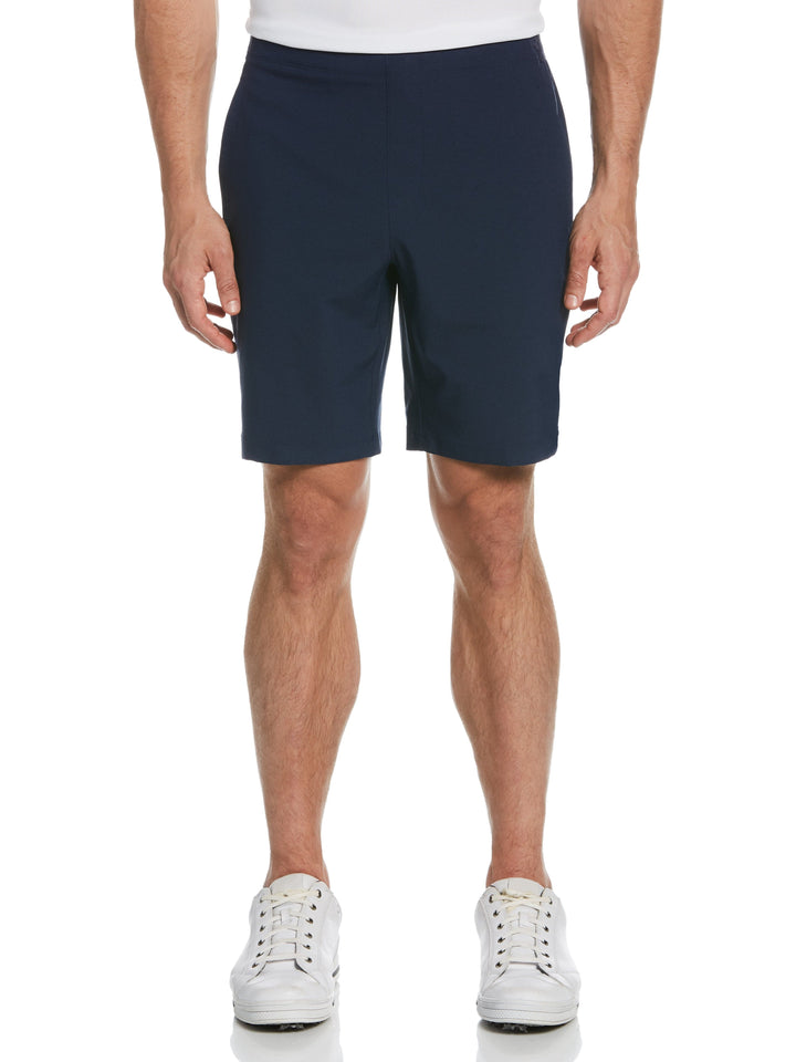 Men's Exposed Elastic Waistband Dobby Golf Short
