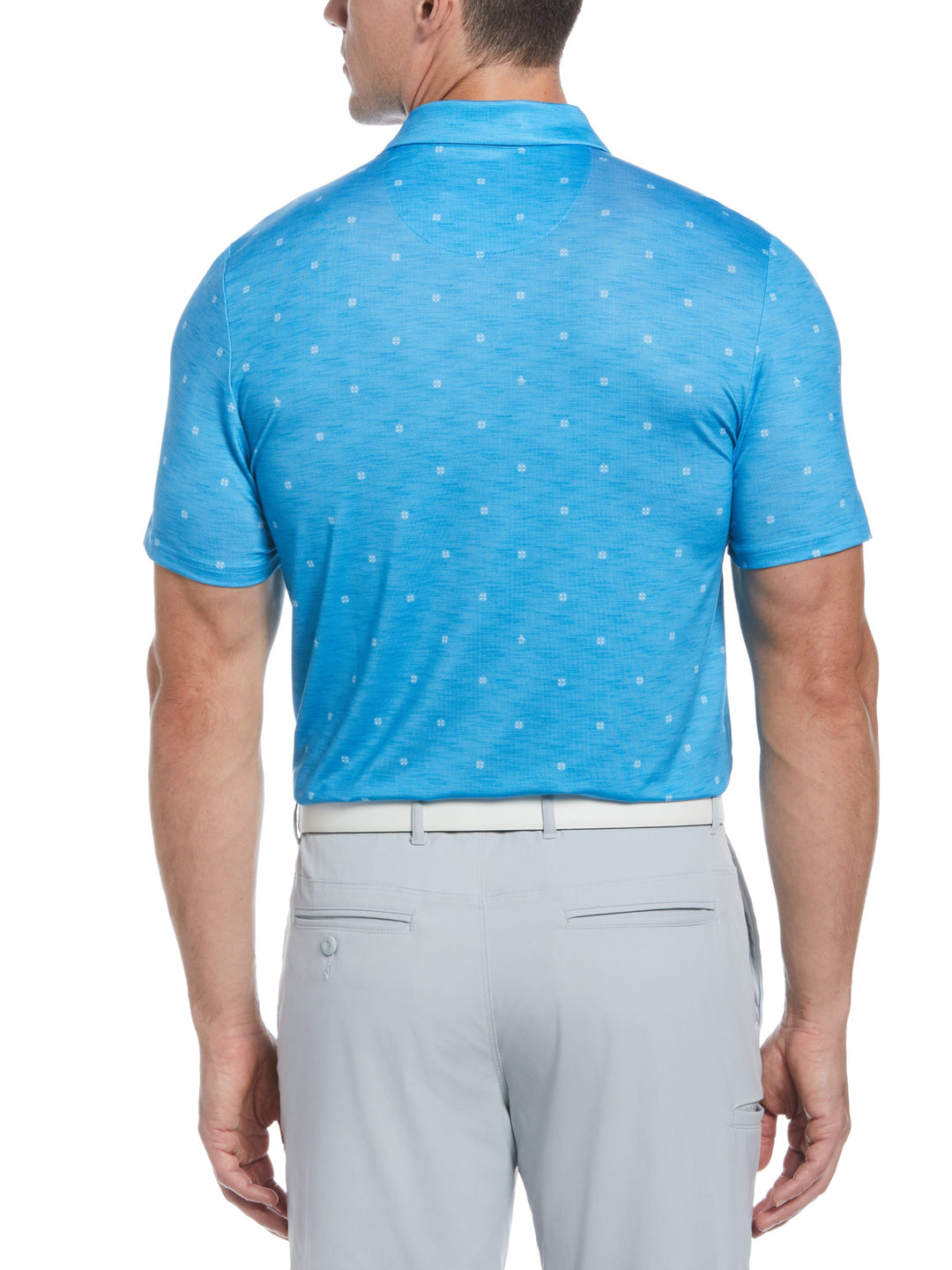 Men's Fair Isle Print Golf Polo