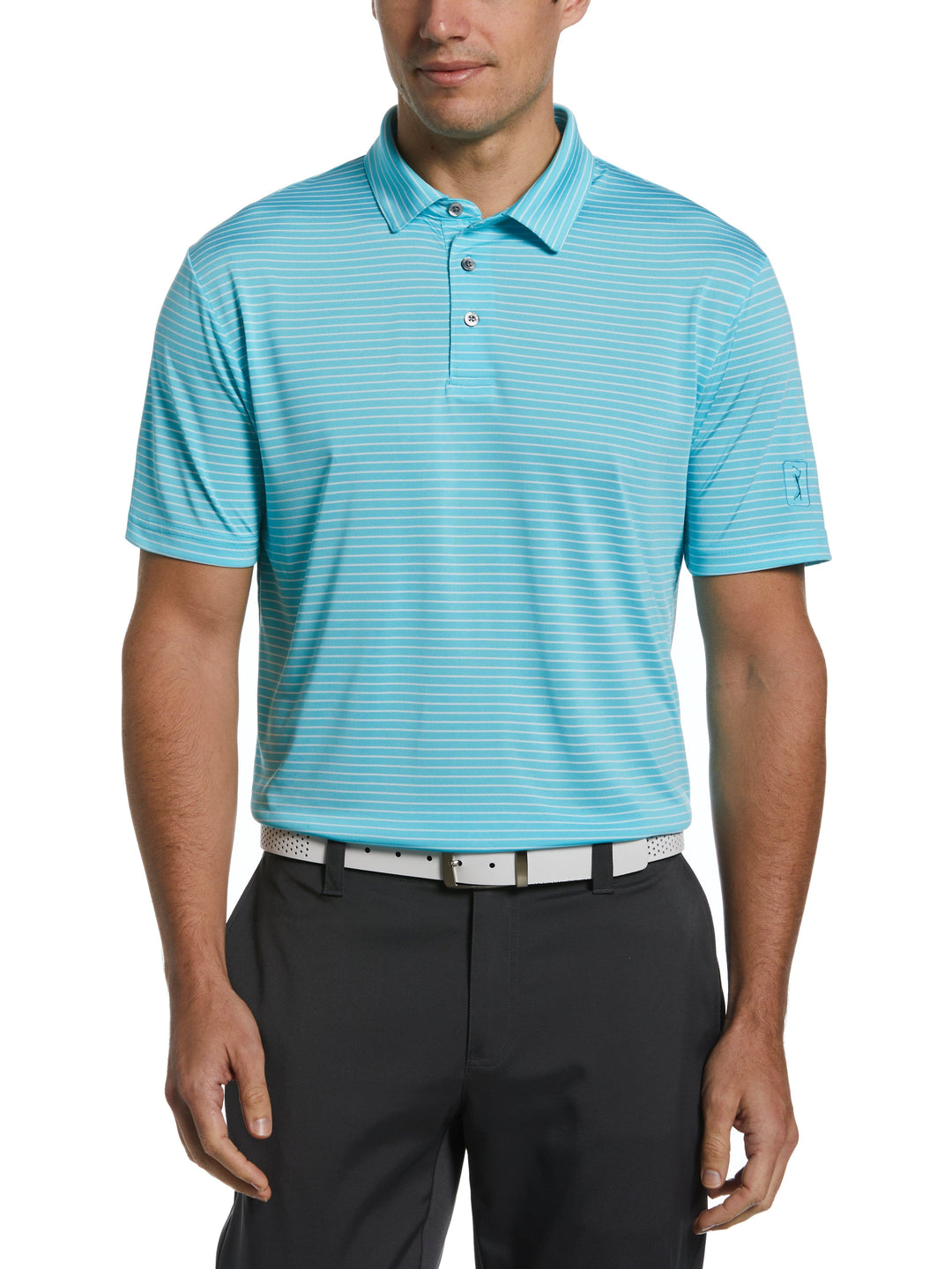 Feeder Stripe Golf Polo (Bluefish) 