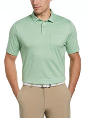 Men's Fine Line Eco Golf Polo with Pocket