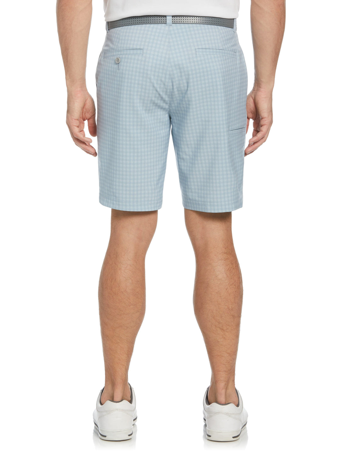 Flat Front 9" Coastal Plaid Golf Short (Tradewinds) 