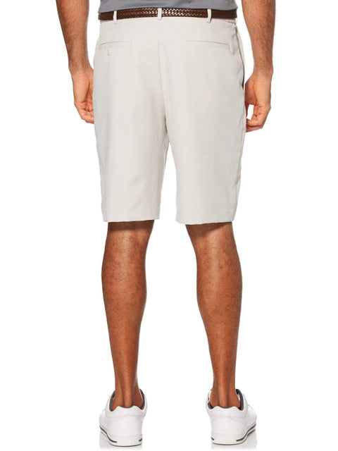 Pga Tour Men's Flat Front Golf Pants with Expandable Waistband, Size: 38W x 32L, Black