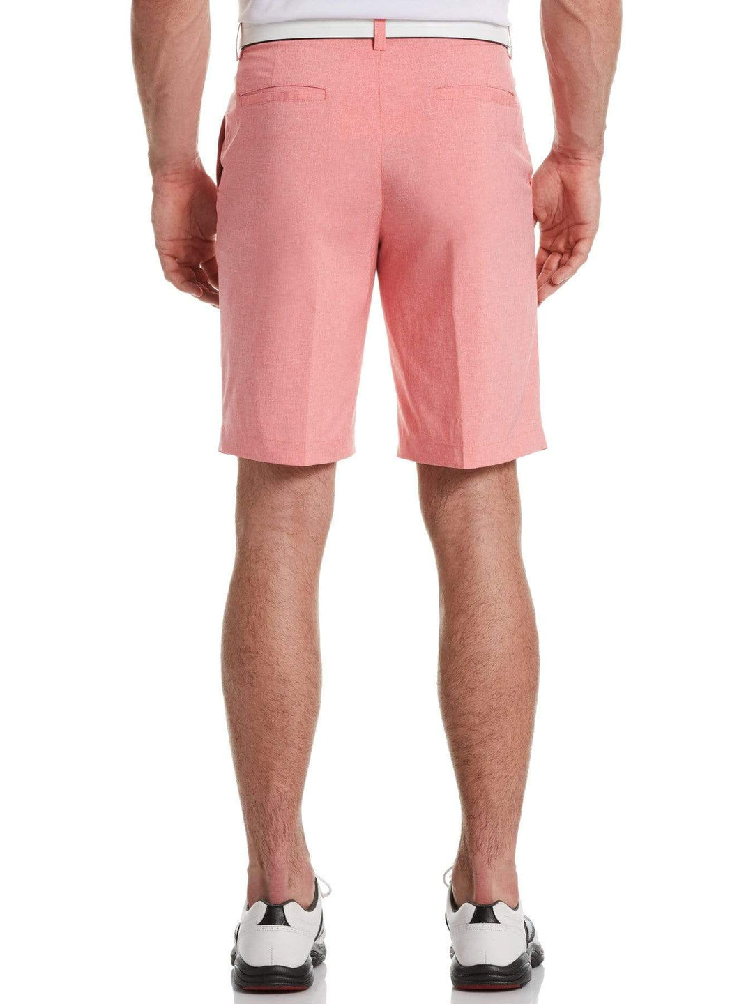 Men's Flat Front Heather Golf Short with Active Waistband