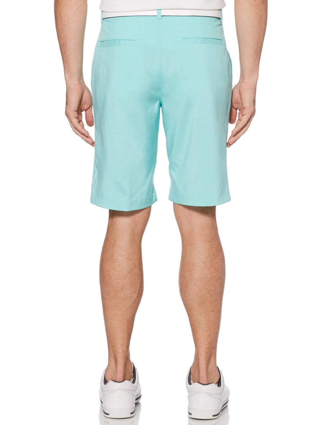 Men's Flat Front Heather Golf Short with Active Waistband