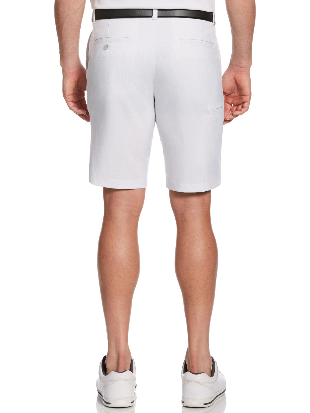 Men's Flat Front Paisley Print Golf Short with Active Waistband
