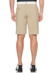 Men's Flat Front Solid Golf Short with Active Waistband