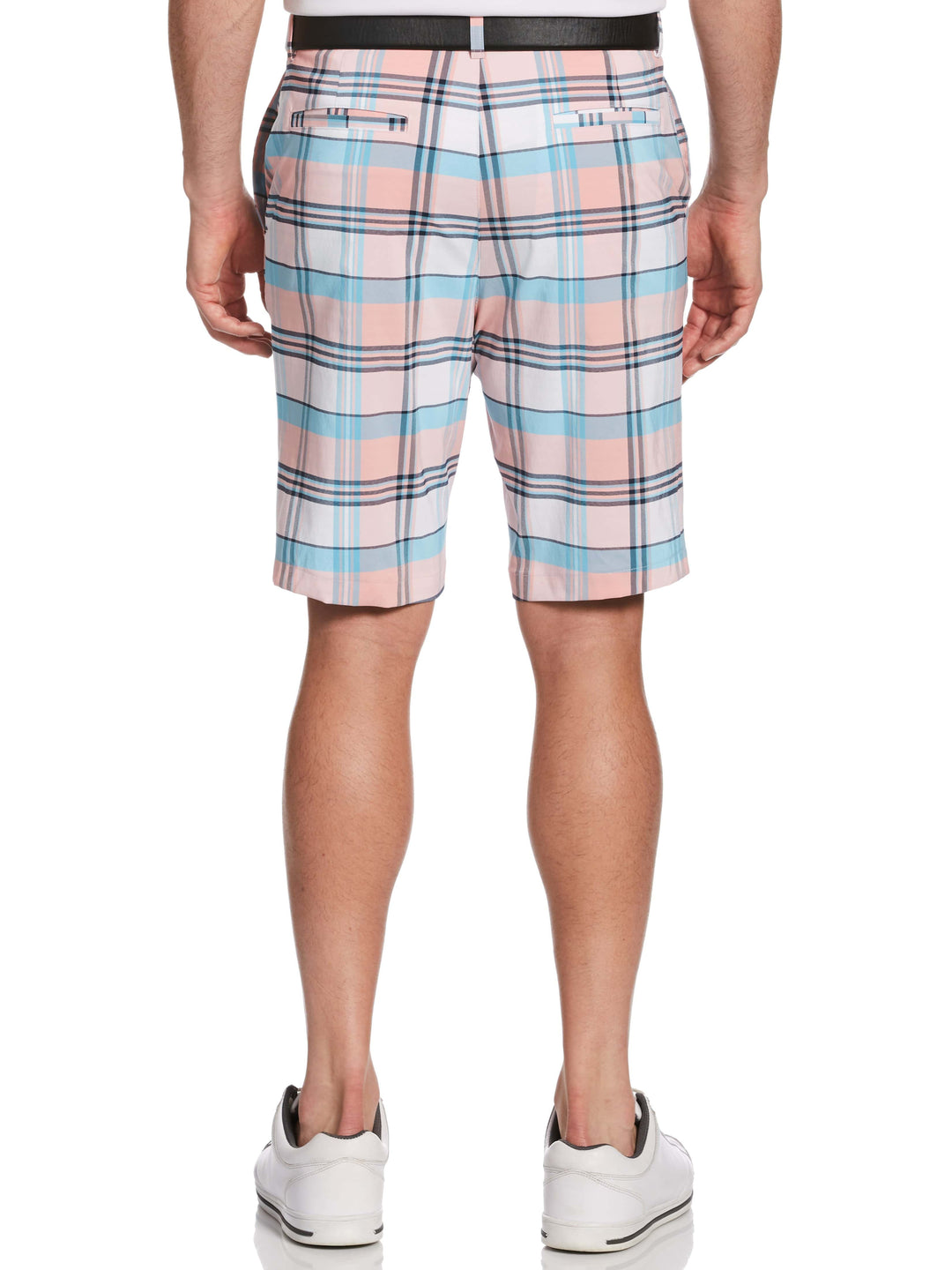 Men's Flat Front Yarn Dye Madras Golf Short