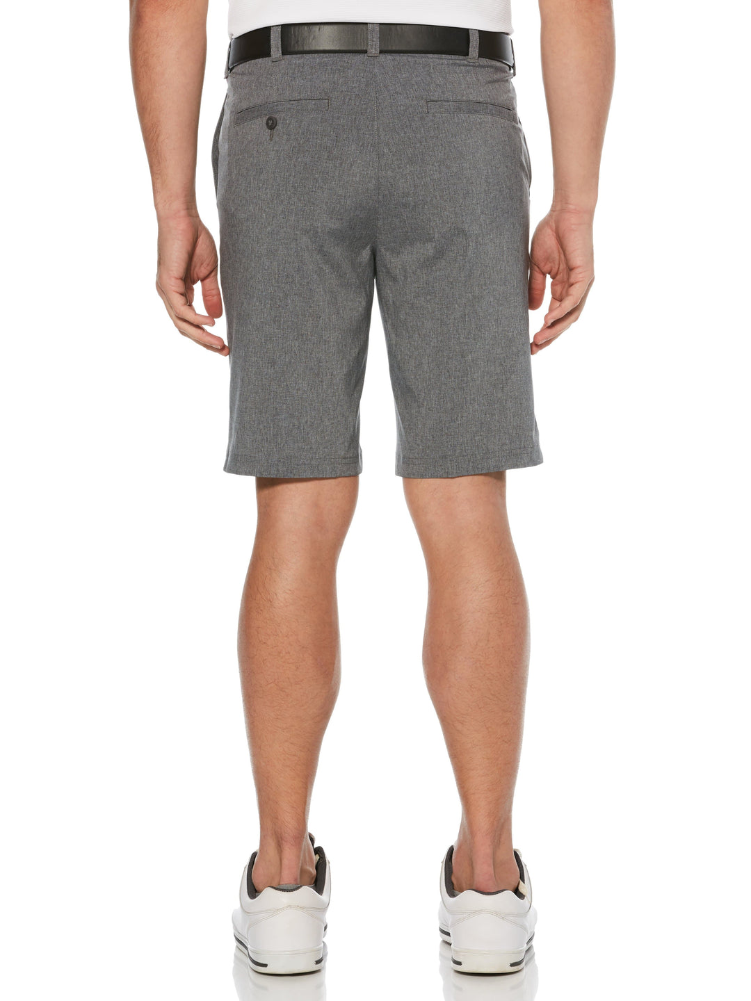 Men's Flat Front Yarn Dyed Heather Short