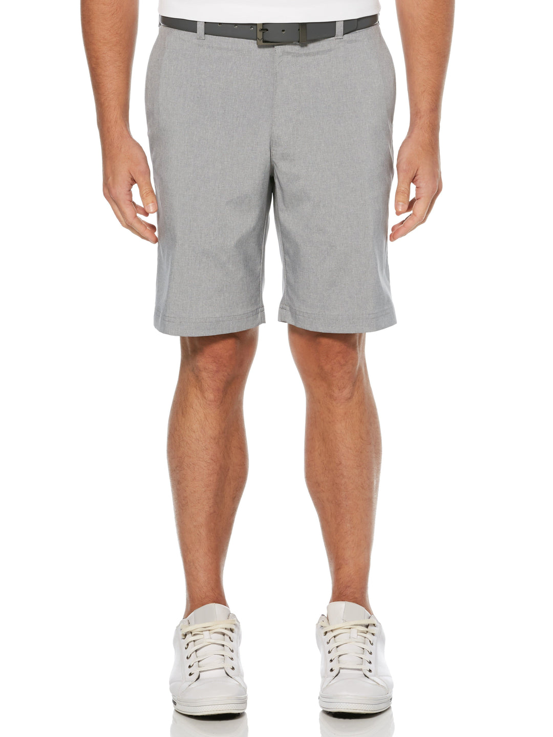 Men's Flat Front Yarn Dyed Heather Short