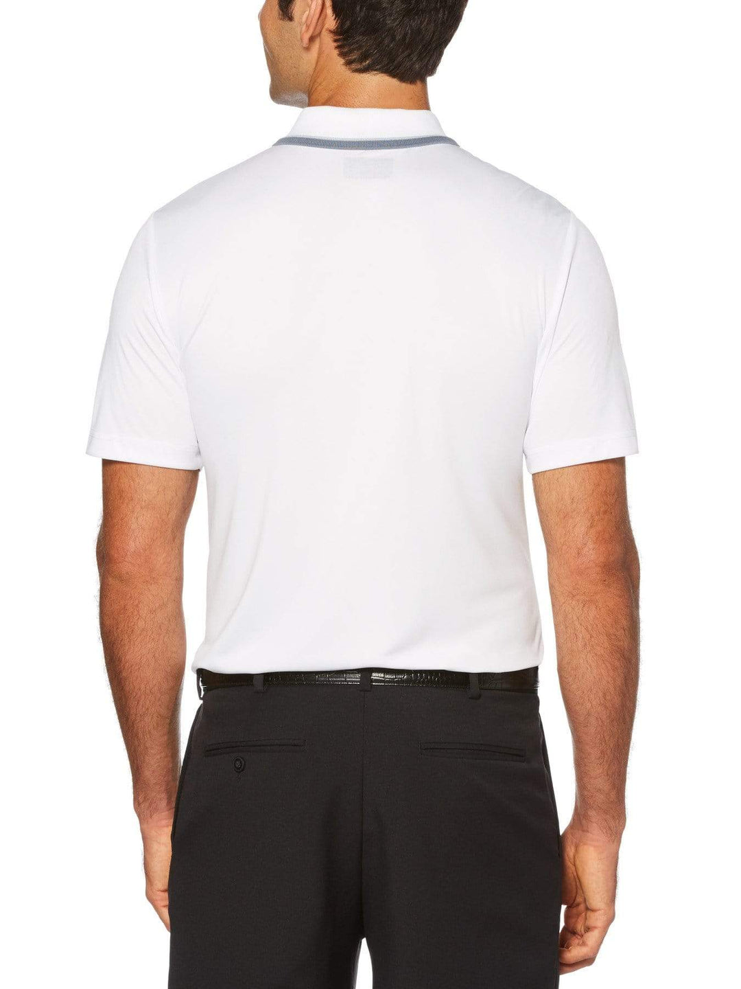 Men's Fusion Chest Stripe Short Sleeve Polo