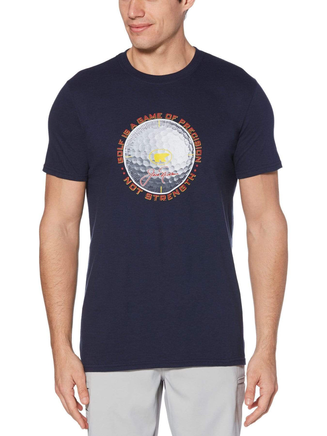 Men's Game Of Precision Printed Solid T-Shirt