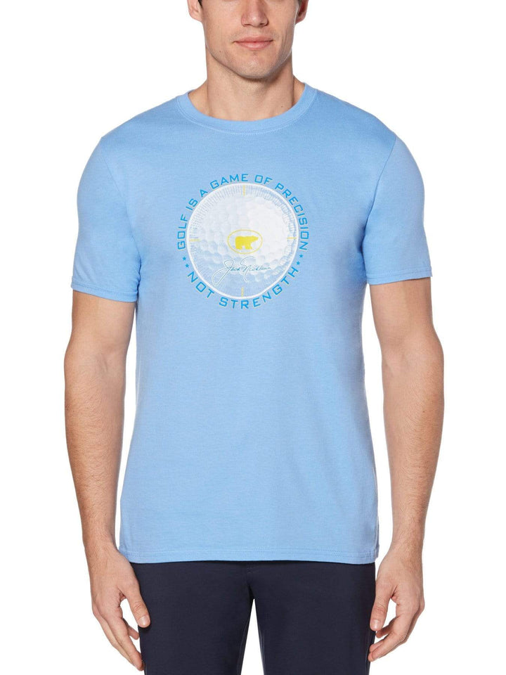 Men's Game Of Precision Printed Solid T-Shirt