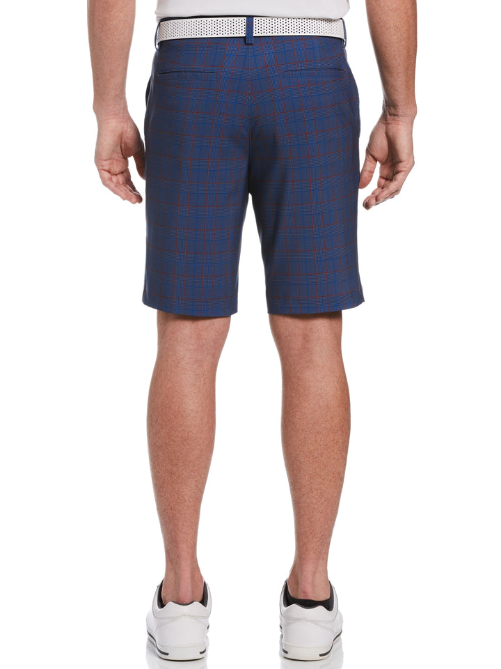 Men's Glen Plaid Printed Golf Short