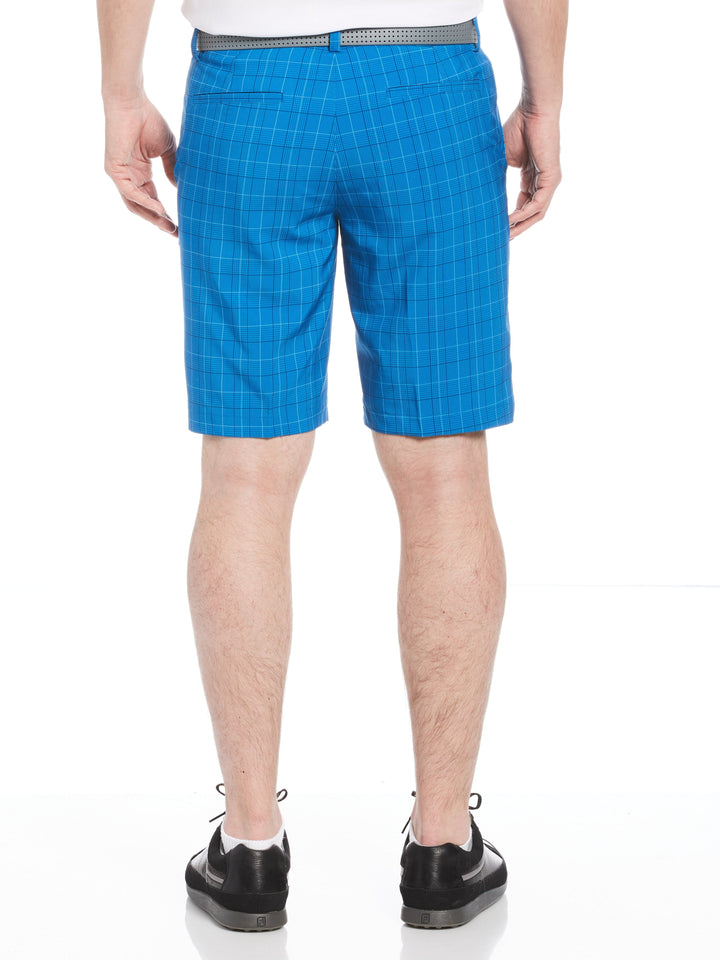 Men's Glen Plaid Printed Golf Short