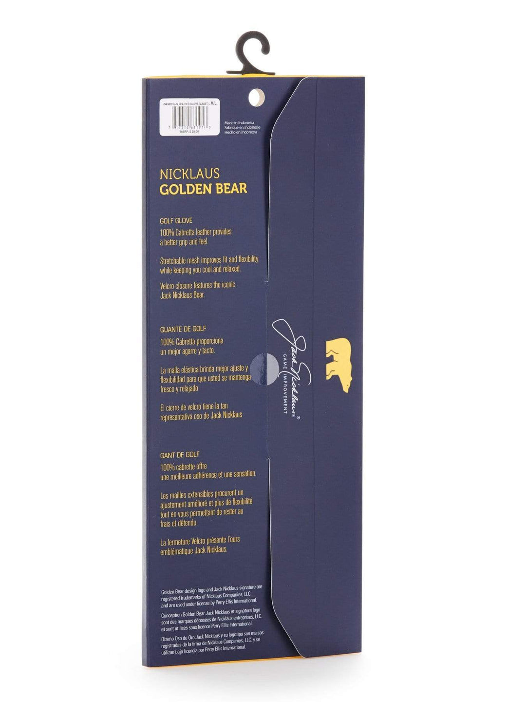 Men's Golden Bear Leather Glove Cadet - Left
