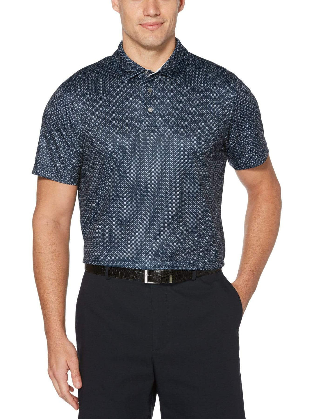 Men's Golf Club Print Polo