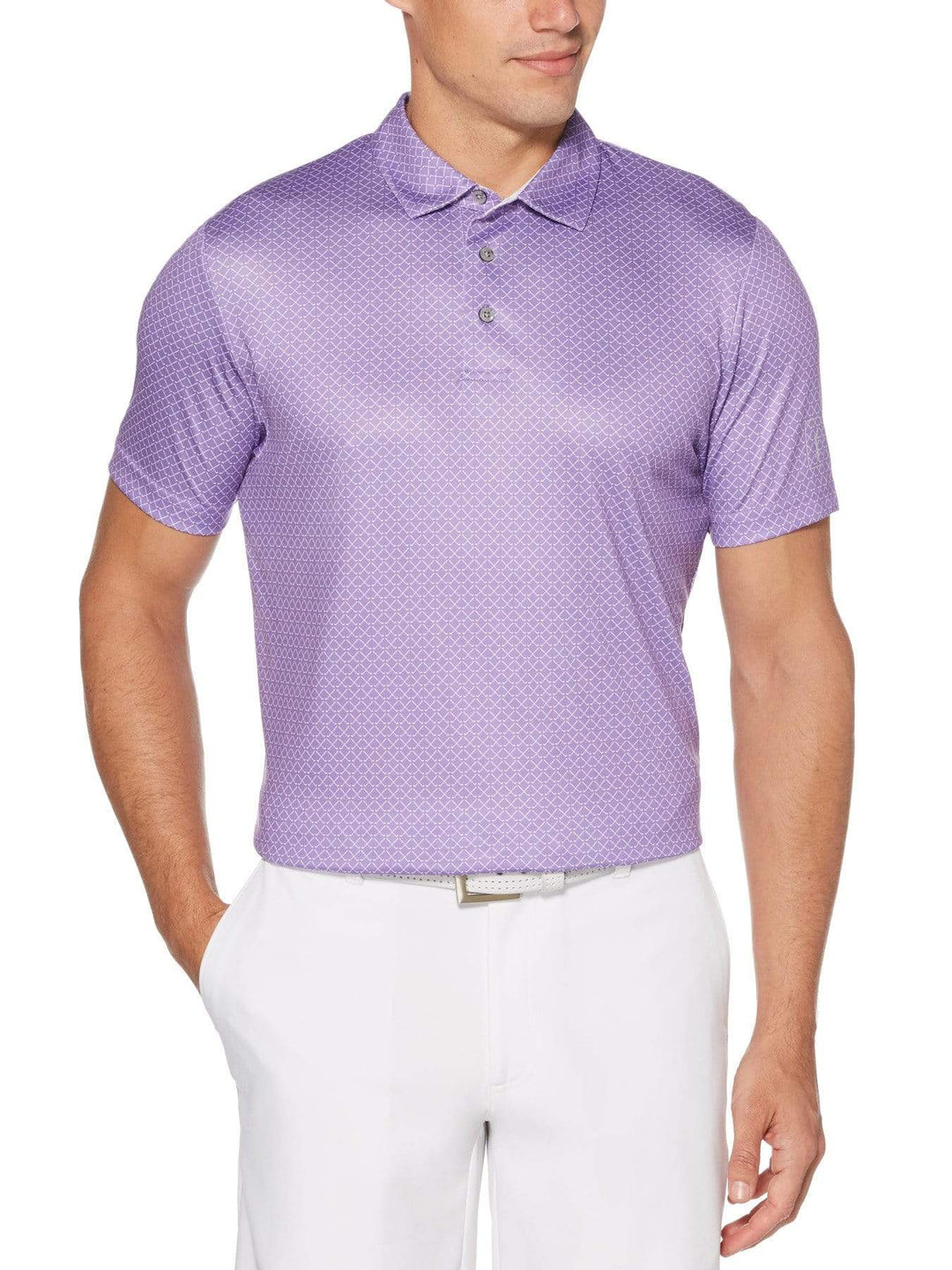 Men's Golf Club Print Polo