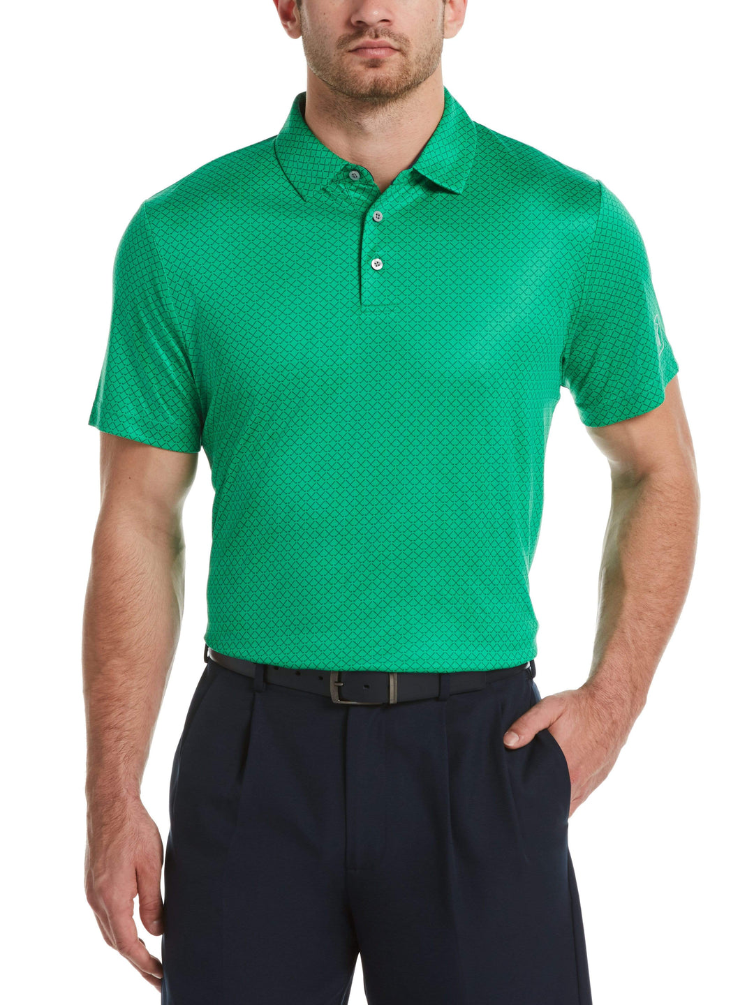 Men's Golf Club Print Polo