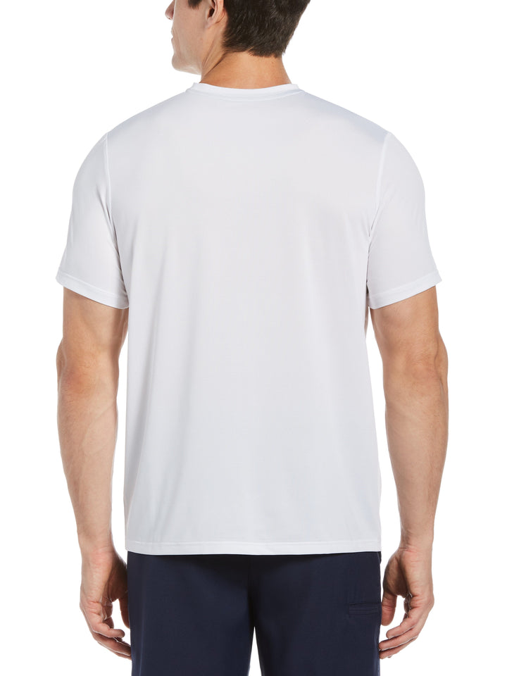 Men's Gradient Multi Chest Print Tennis Tee