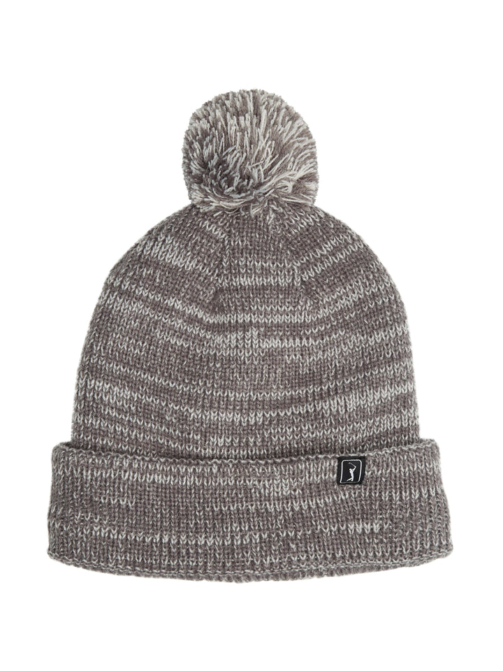 Heather Pom Pom Beanie (Quiet Shade Heather) 