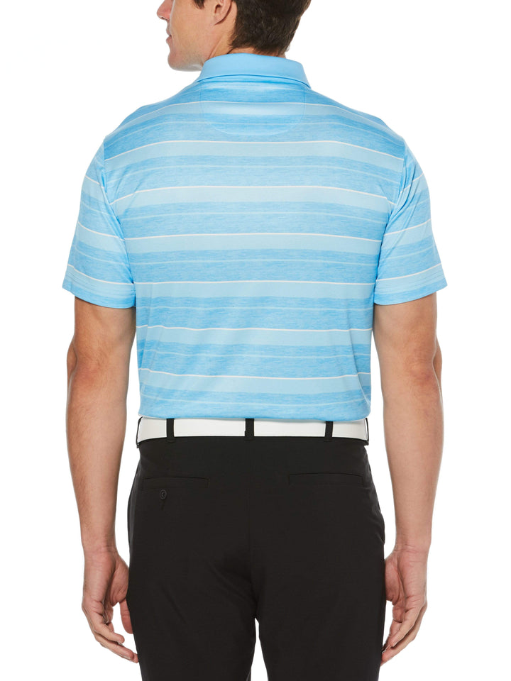 Men's Heather Stripe Polo